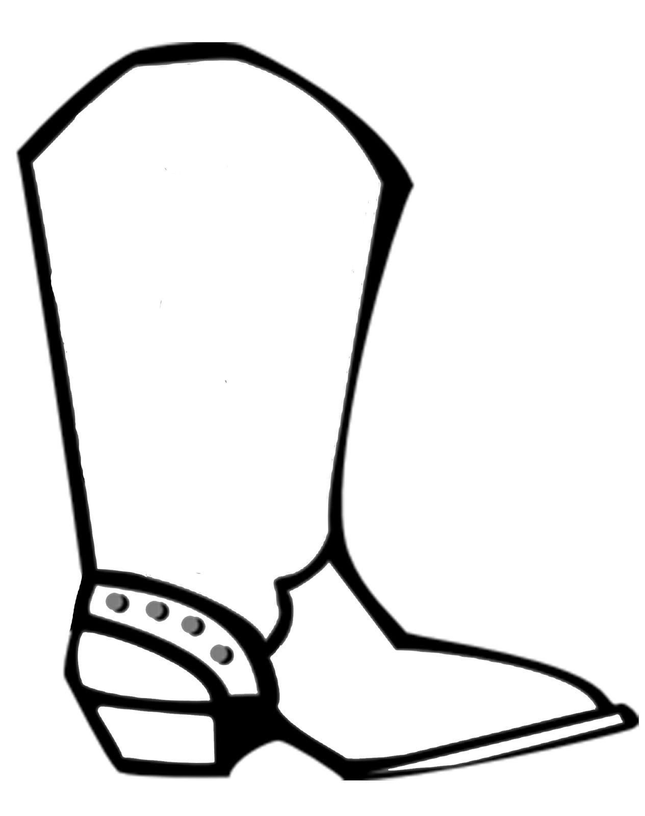 1265x1600 simple drawing of cowboy western boots cowgirl colouring and hat - Simple Cowboy Hat Drawing