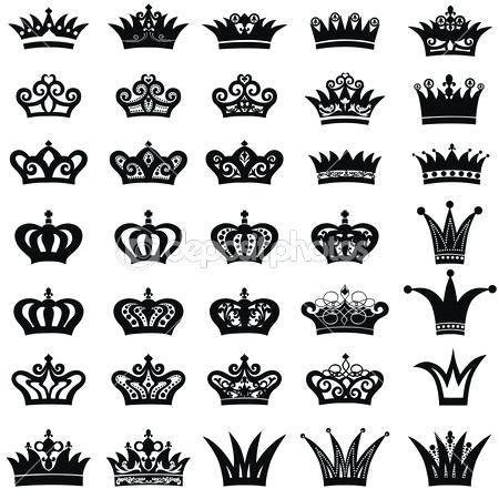 450x450 Simple Crown Design - Simple Crown Drawing
