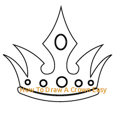 230x230 how to draw a crown easy simple crowns drawings - Simple Crown Drawing