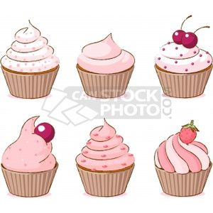 300x300 How To Draw A Cupcake - Simple Cupcake Drawing