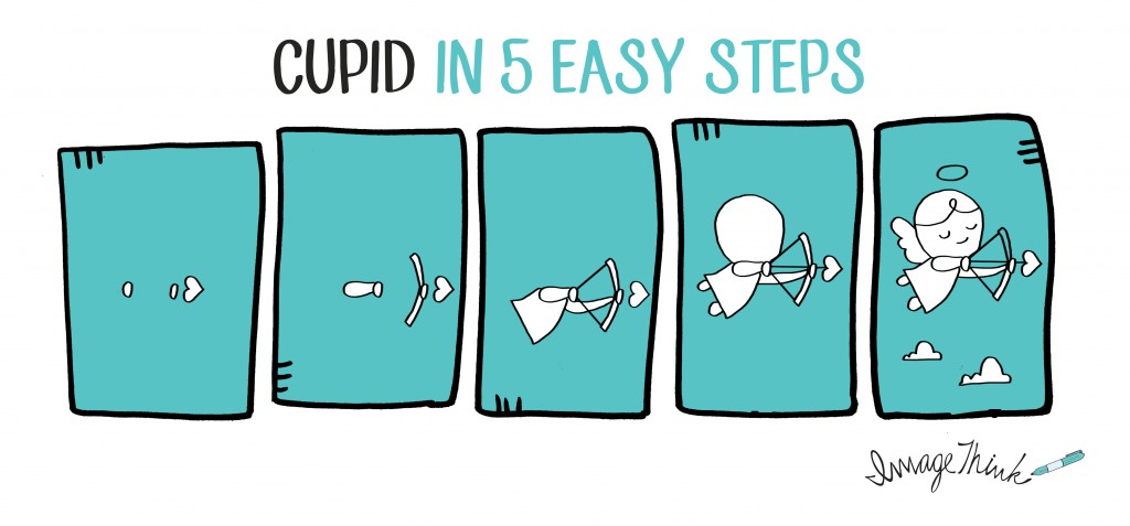 1024x477 How To Draw Cupid In Easy Steps! Imagethink Imagethink - Simple Cupid Drawing