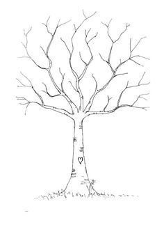 236x333 dead tree clipart simple - Simple Dead Tree Drawing