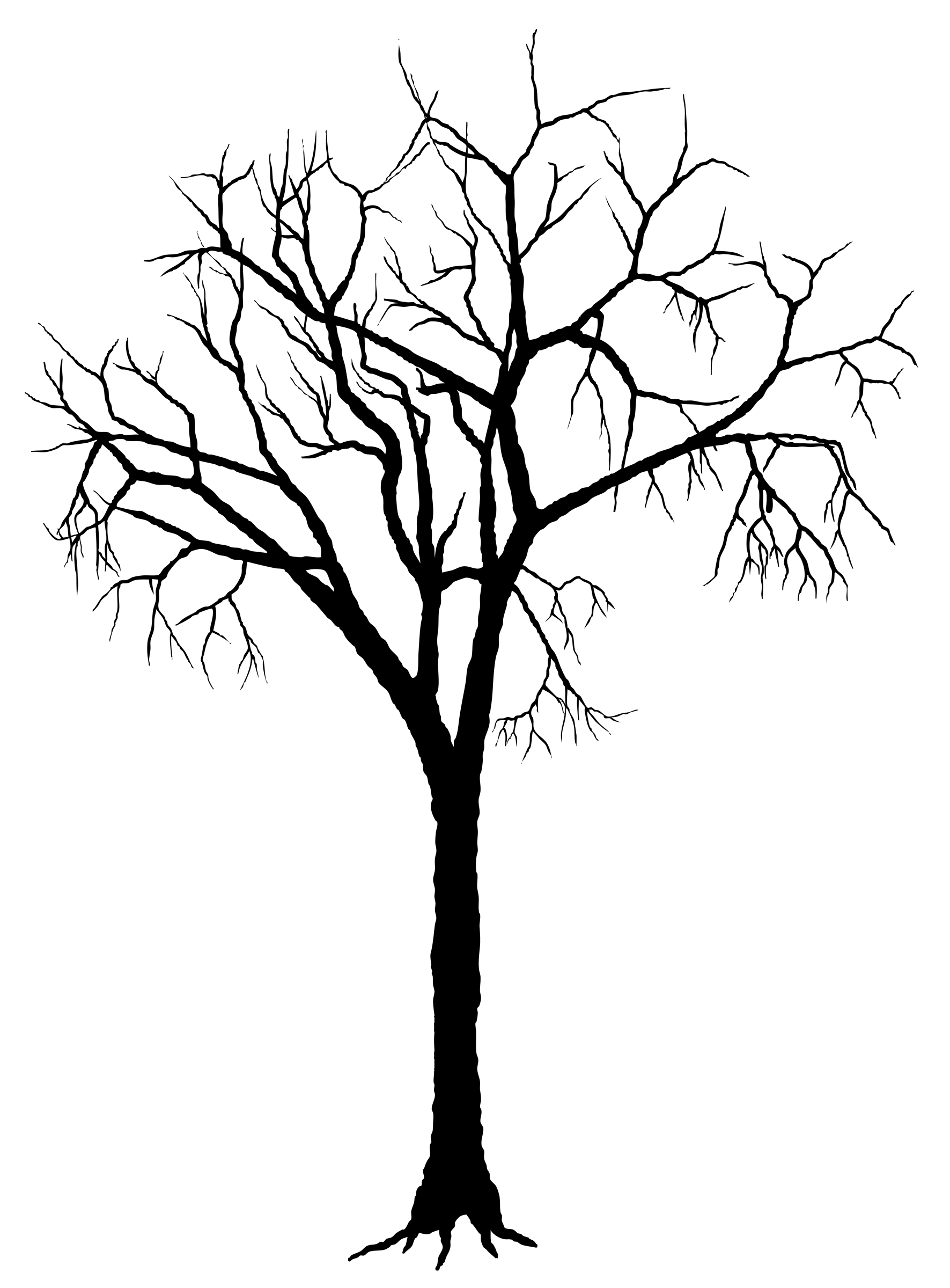 1771x2400 dead tree silhouette clipart kid - Simple Dead Tree Drawing