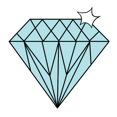 400x400 Collection Of Free Diamonds Vector Simple Download On Ui Ex - Simple Diamond Drawing