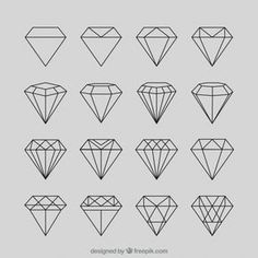 236x236 Simple Diamond Drawing - Simple Diamond Drawing