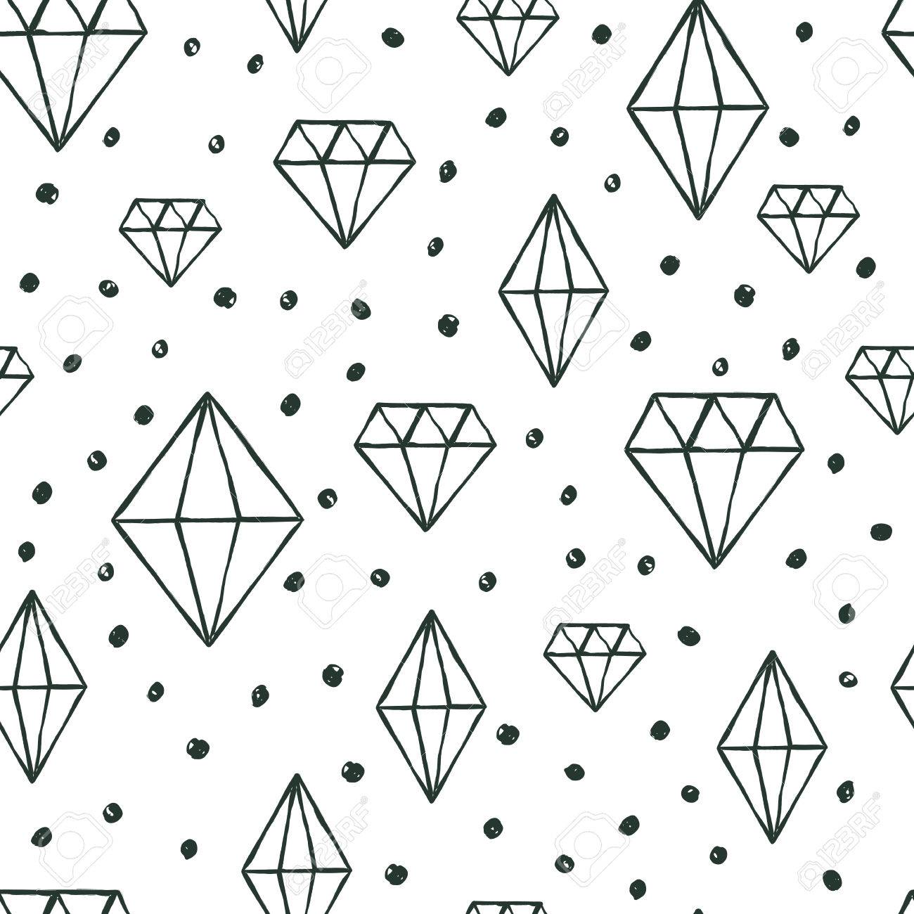 1300x1300 Diamond Drawing Designs Jewelry - Simple Diamond Drawing