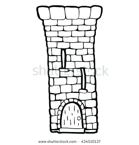 450x470 easy castle drawing easy castle drawing freehand drawn black - Simple Disney Castle Drawing
