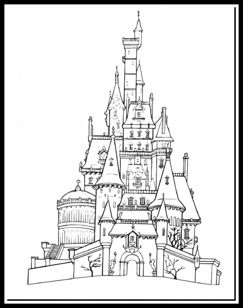 Simple Disney Castle Drawing At Paintingvalley Com Explore Collection Of Simple Disney Castle Drawing