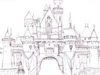 200x150 How To Draw An Easy Disney Castle Drawing - Simple Disney Castle Drawing