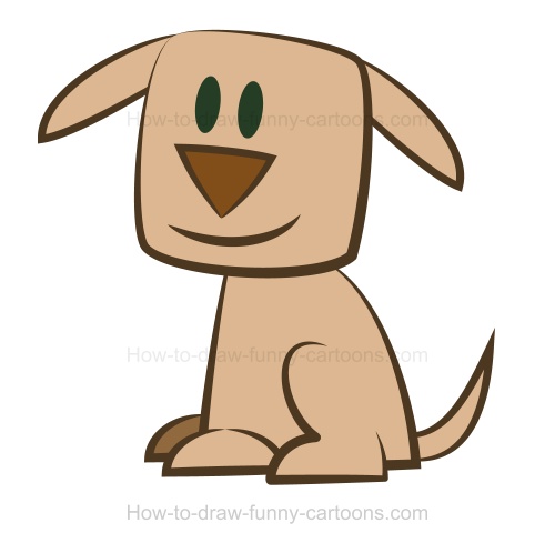 500x489 Drawing A Dog - Simple Dog Drawing