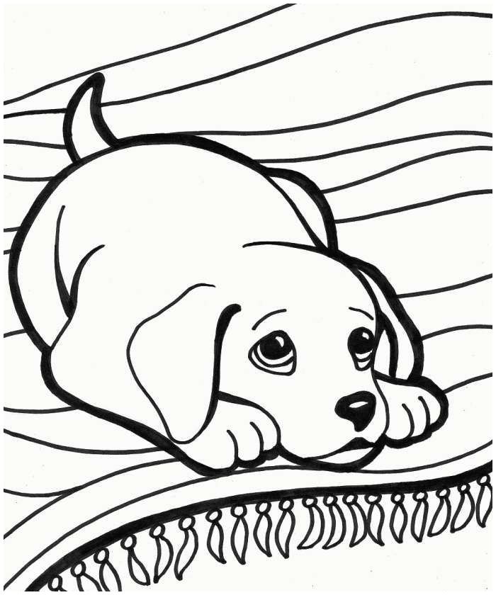 700x840 Simple Dog Drawing Iphone Coloring - Simple Dog Drawing For Kids