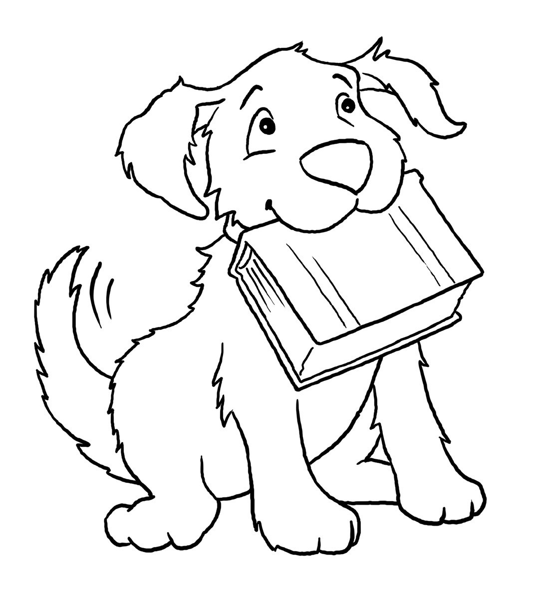 1070x1200 Easy Dog Drawing For Kid Dog Line Drawing Clipart Best - Simple Dog Drawing For Kids