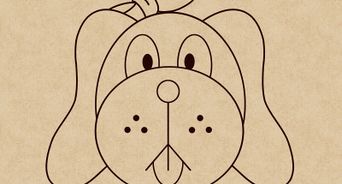 342x184 Easy Ways To Draw A Cartoon Dog - Simple Dog Face Drawing