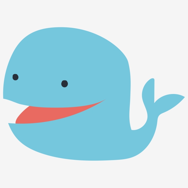 640x640 kindergarten childrens drawing wall painting dolphin, undersea - Simple Dolphin Drawing