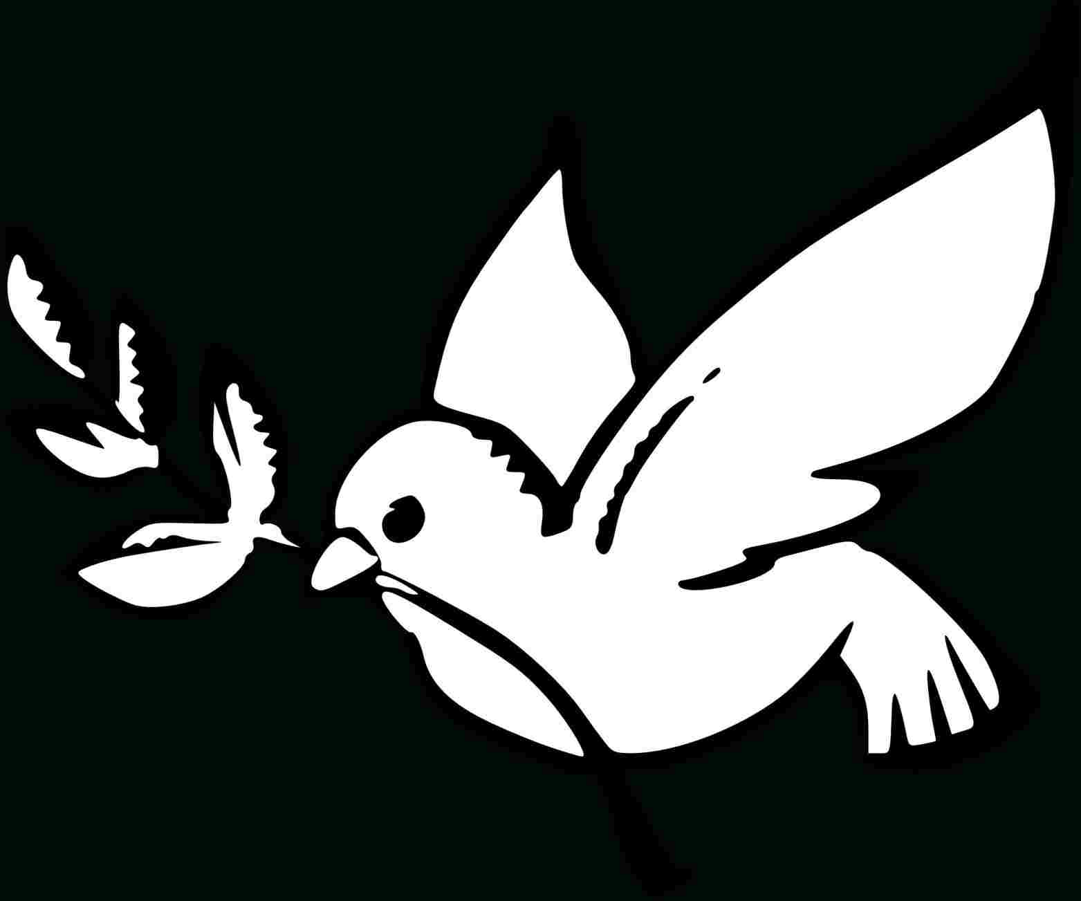 1563x1303 Simple Dove Drawing - Simple Dove Drawing