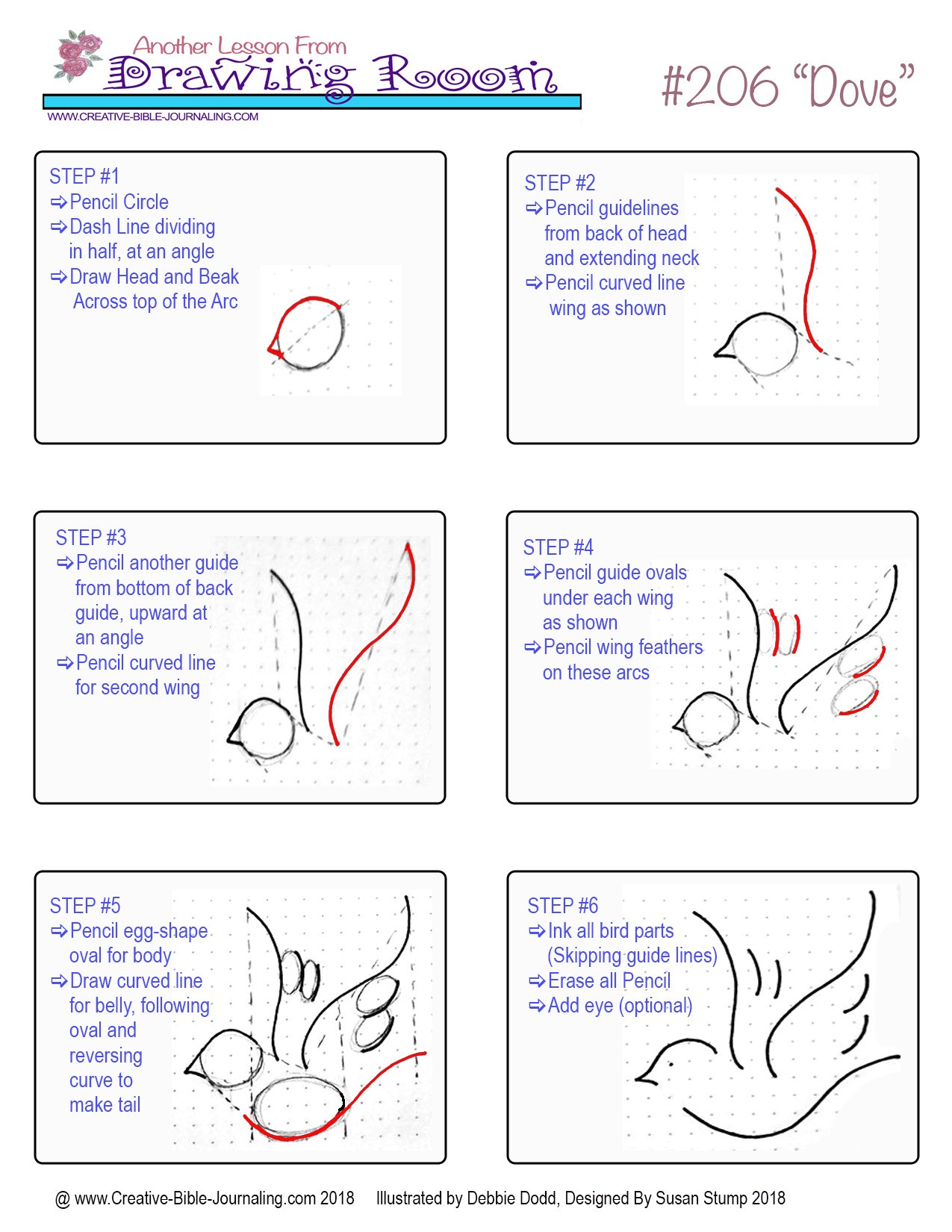 1275x1650 The Drawing Room - Simple Dove Drawing