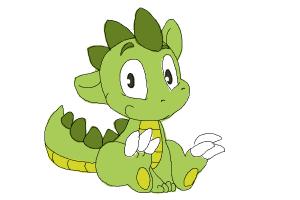 300x200 How To Draw A Dragon - Simple Dragon Drawing