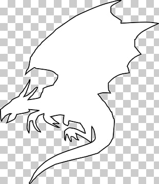 310x359 Simple Dragon Outline Png Cliparts For Free Download Uihere - Simple Dragon Drawing