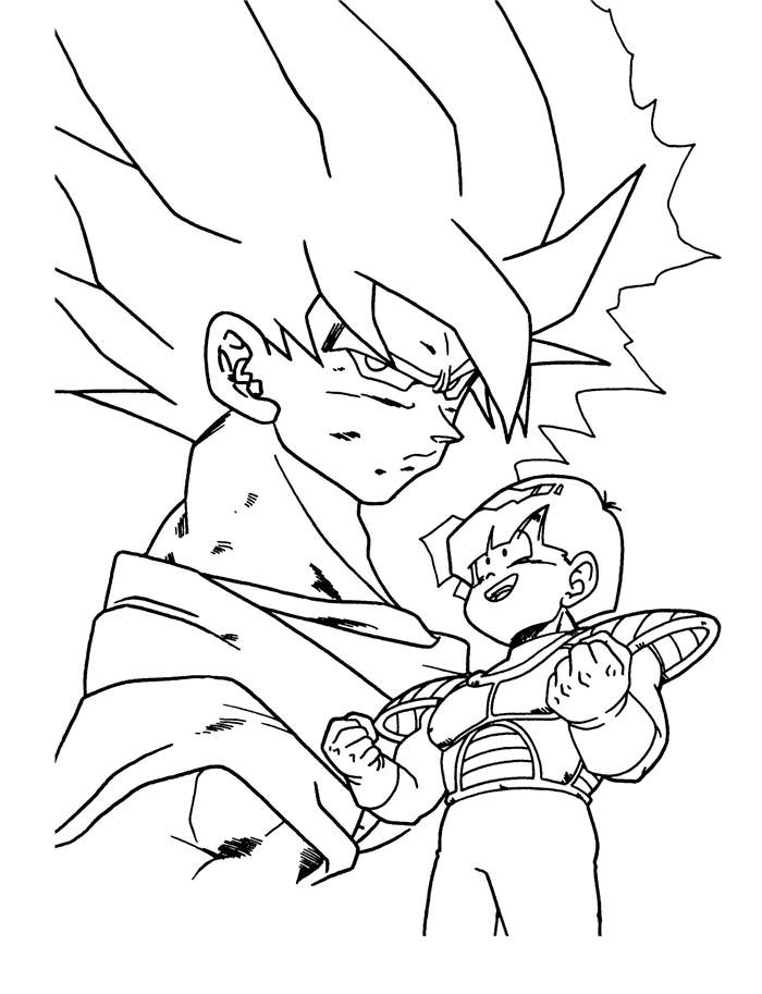 700x913 Simple Dragon Ball Z Coloring Pages Fan Art - Simple Dragon Line Drawing