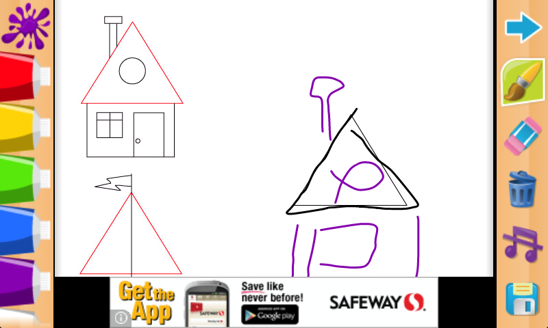 800x480  - Simple Drawing For Kids Using Shapes