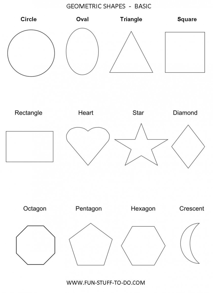 Simple Drawing For Kids Using Shapes at