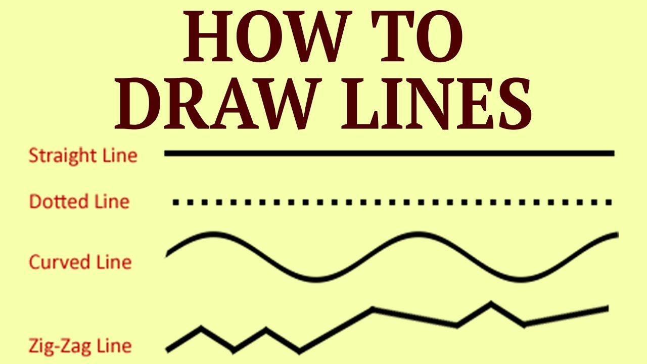 1280x720 Learn How To Draw Lines Drawing Exercises For Kids Basic - Simple Drawing For Preschoolers