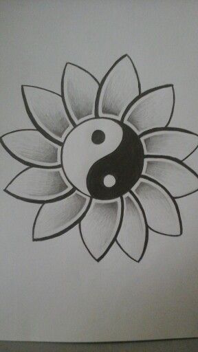 288x512 Ying Yang, Tattoo Designs I Drew This My Friend Wanted It - Simple Drawing Ideas