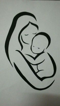 236x418 Simple Drawing Of Mother And Son Simple Illustration Of A Mother - Simple Drawing Images