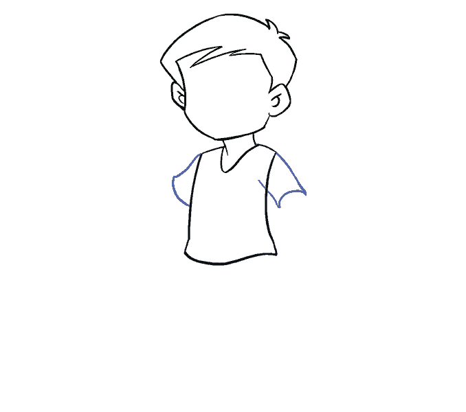 678x600 How To Draw A Boy In A Few Easy Steps Easy Drawing Guides - Simple Drawing Of A Boy