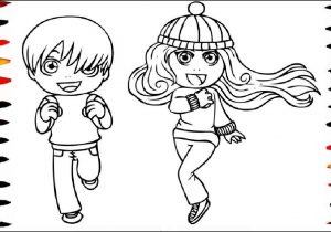 300x210 Simple Girl And Boy Drawing - Simple Drawing Of A Boy