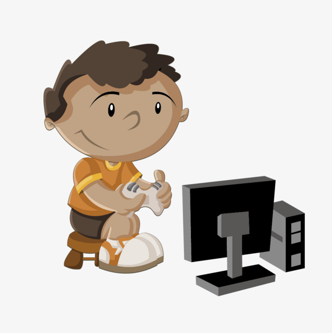 650x651 Simple Vector Drawing Boy Playing Video Games, Draw, Play, Game - Simple Drawing Of A Boy