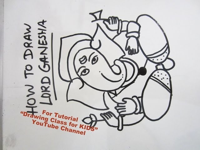 640x480 How To Draw - Simple Drawing Of Lord Ganesha