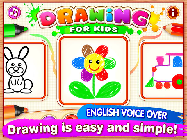 643x482 drawing for kids games! apps on the app store - Simple Drawings For Toddlers