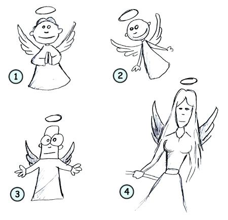450x434 How To Draw A Angel Angel Wing Drawing How To Draw Angel Wings - Simple Drawings Of Angels