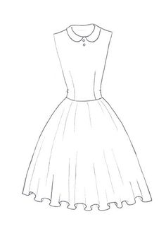 Simple Girl In Dress Sketch Chelss Chapman - clothes on roblox ugyudkaptanbandco