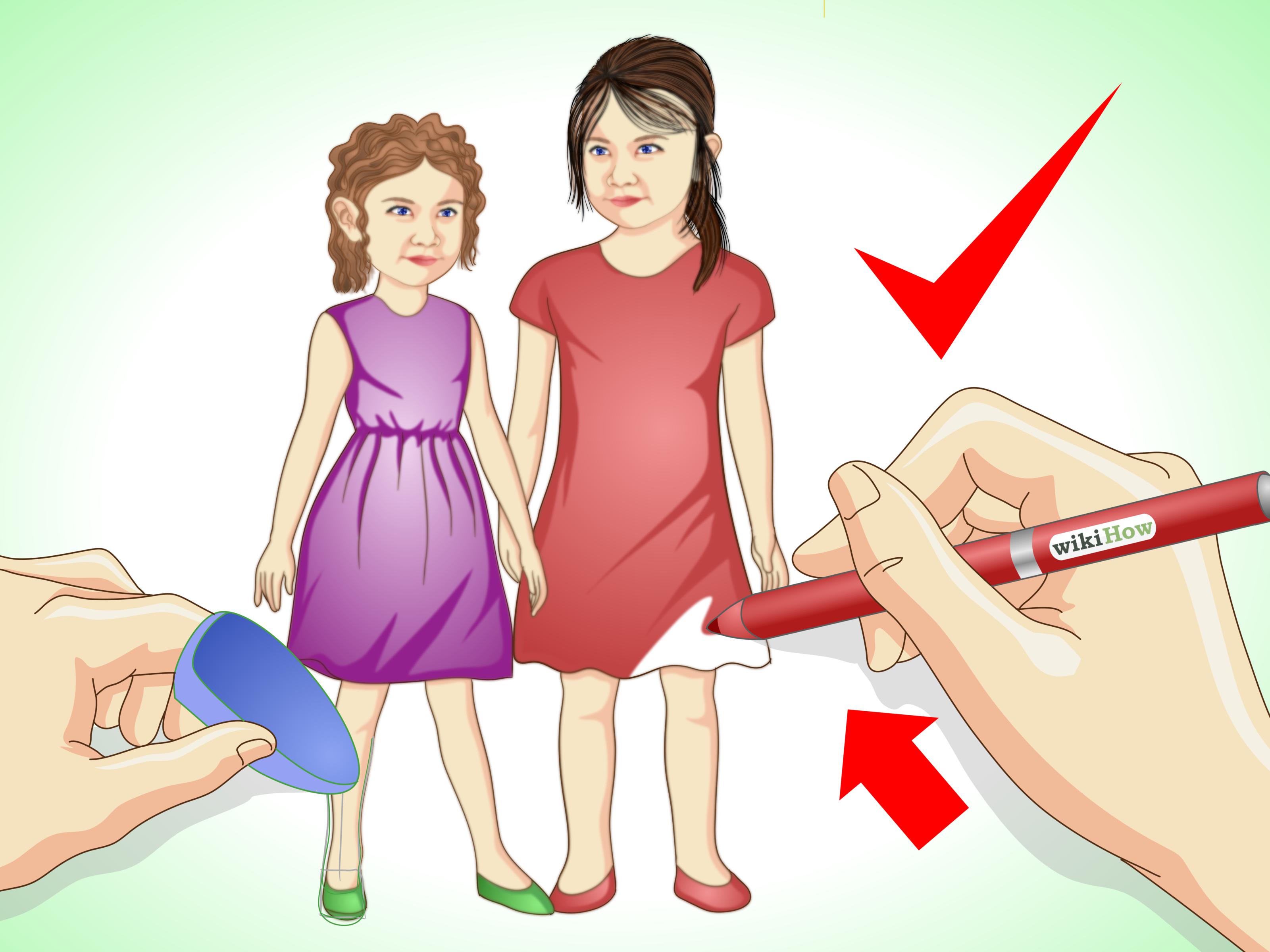 3200x2400 How To Draw Children Steps - Simple Dress Drawing For Kids