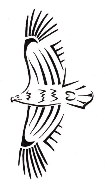 348x600 Simple Eagle Drawing - Simple Eagle Drawing