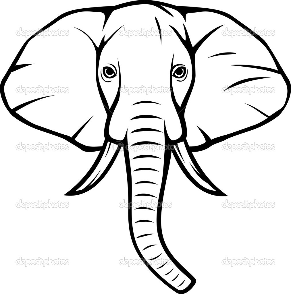 1013x1024 Professional Elephant Drawing Images How To Draw A Simple Drawings - Simple Elephant Drawing