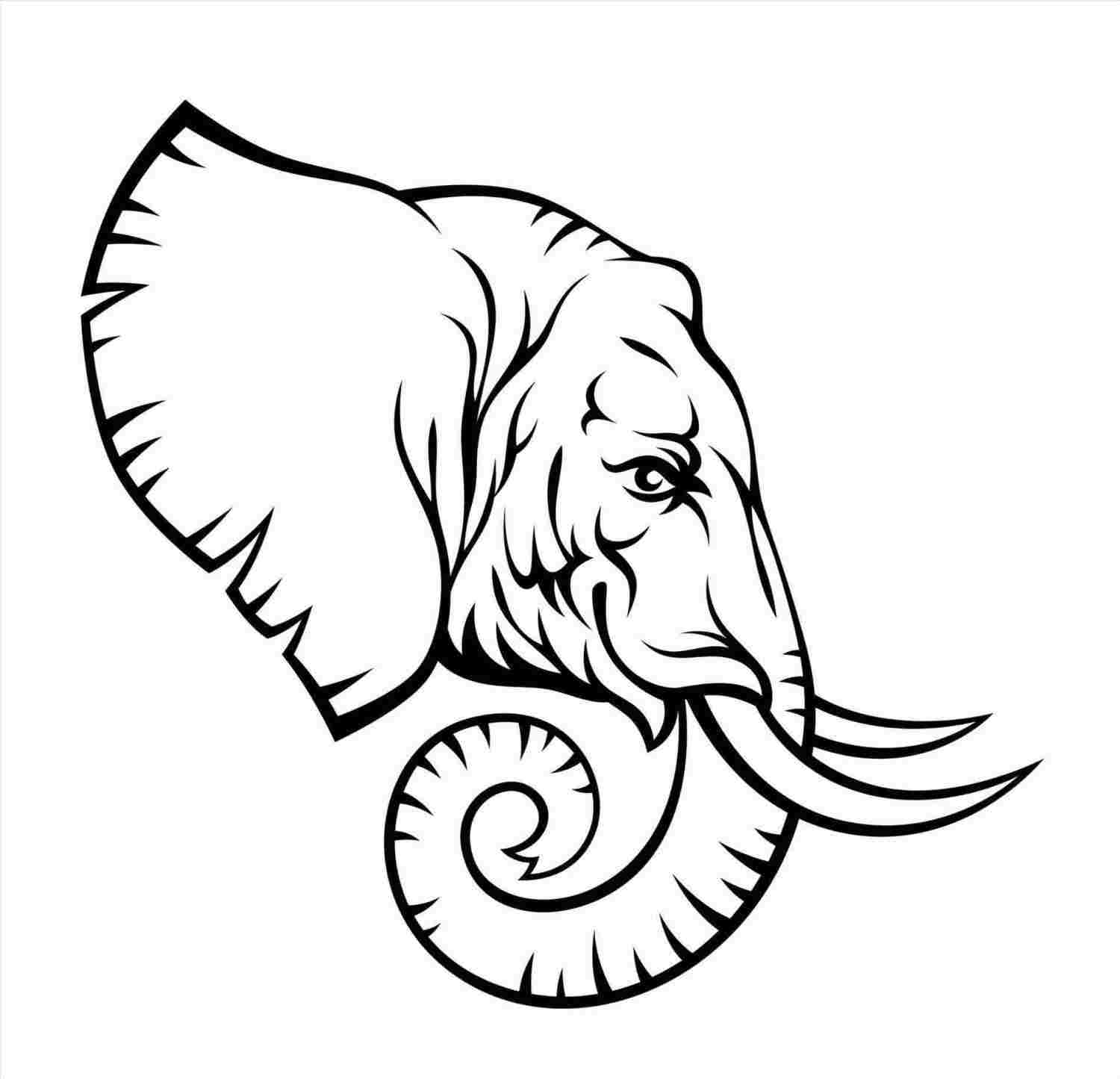 Simple Elephant Drawing at PaintingValley.com | Explore collection of