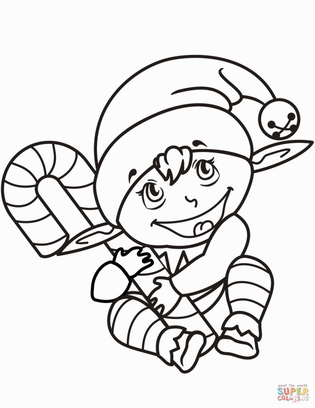 649x840 elf on a shelf coloring pages free beautiful lovely simple elf - Simple Elf Drawing
