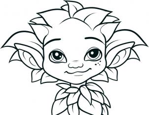 302x233 How To Draw How To Draw King Of The Elves - Simple Elf Drawing