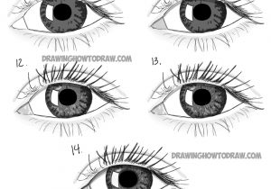 300x210 How To Draw Step - Simple Eye Drawing