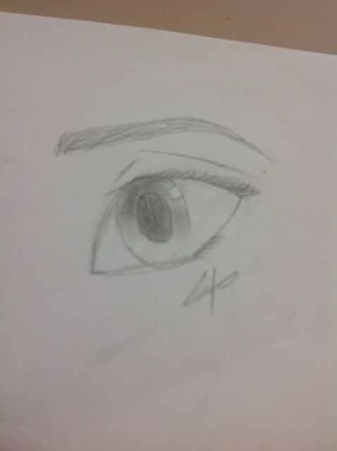 478x640 How To Draw Easy And Simple Eye - Simple Eye Drawing