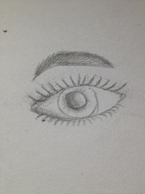 478x640 How To Draw A Simple Eye - Simple Eye Drawing