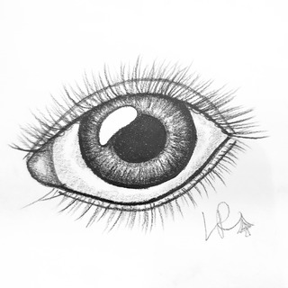 320x320 How To Draw An Eye - Simple Eye Drawing