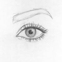 Simple Eye Drawing at PaintingValley.com | Explore collection of Simple ...