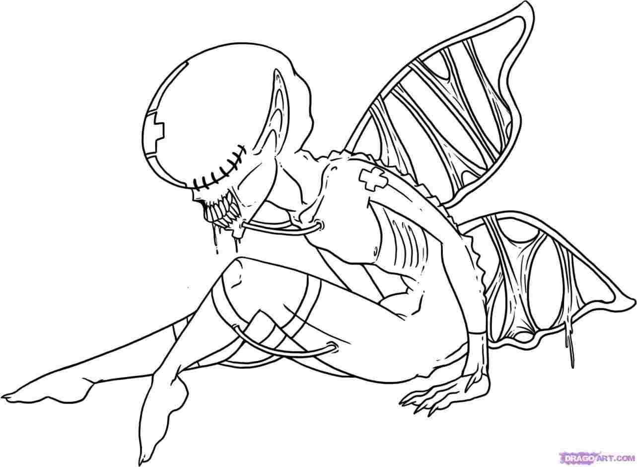 1283x942 simple simple fairy drawing fairy drawings how to draw - Simple Fairy Drawing