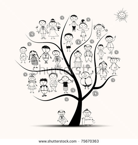 450x470 Simple Family Tree Drawing - Simple Family Tree Drawing
