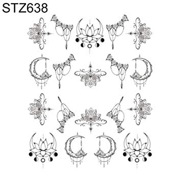 355x355 Acamifashion Floral Feather Simple Drawing Women Nail - Simple Feather Drawing