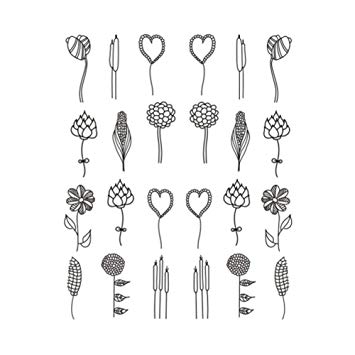 355x355 Wintefei Floral Feather Simple Drawing Women Nail - Simple Feather Drawing